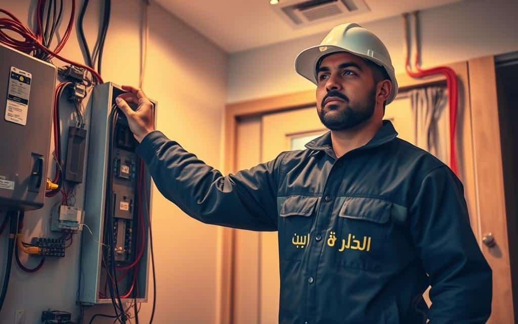 فني كهربائي جنوب السره الكويت