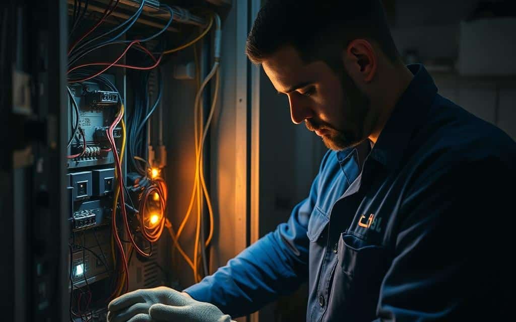 تصليح أعطال الكهرباء