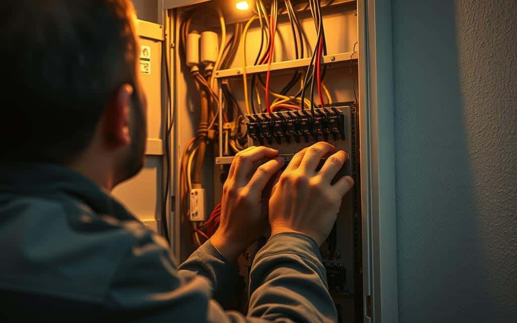 تصليح أعطال الكهرباء في المنازل