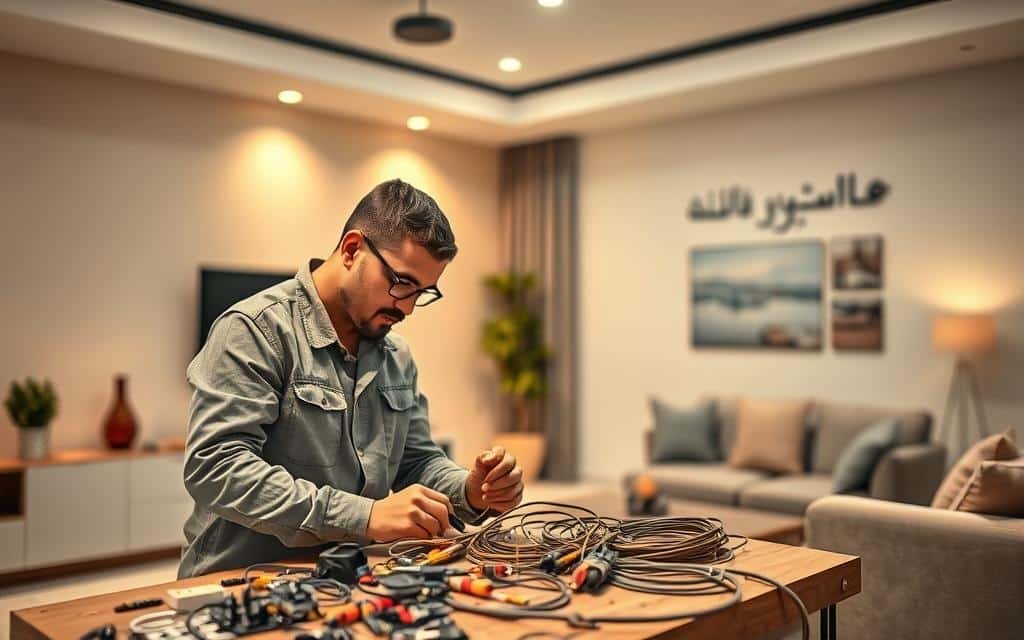 كهرباء منازل المنطقة العاشره