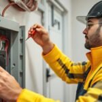 فني كهربائي المنصورية بالكويت | تمديدات واصلاح اعطال 24 ساعة