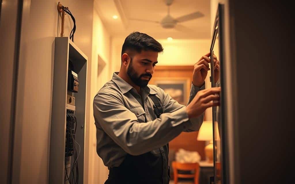 فني كهربائي منازل مبارك الكبير