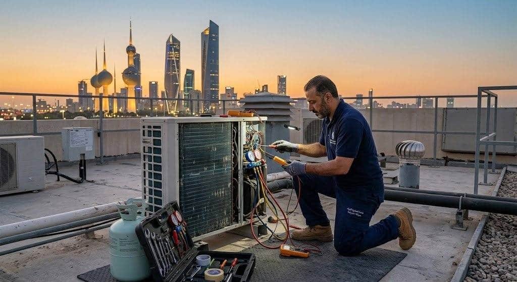 tsleh skanat markze تصليح تكييف الكويت